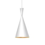 Spazio Miso 1 Pendant White And Gold