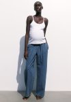 Mama Denim Pull-on Trousers - Denim Blue