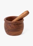 Acacia Wood Pestle & Mortar