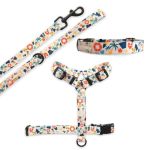Beach Vibes Only Collar Lead And Harness Bundle - Small