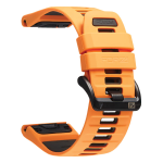 Elite 26MM Easyfit Evolve Series Watch Strap For Garmin Amber Orange Charcoal