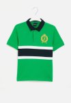 Polo Boys Crested Short Sleeve Golfer - Green