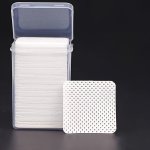 200PCS White Lint Free Nail Wipes Nail Polish Remover 1 Box Eyelash Extension Glue Cleaning Wipes Absorbent Soft Removal Tool Fo