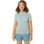 ASICS Women's Nagino Run Short Sleeve Top - Ocean Haze