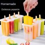 4-CAVITY Diy Popsicle Mold - Creative Ice Cream & Frozen Treat Maker For Kids Summer Kitchen Gadget