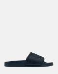 Ben Sherman Target Embossed Navy Slides - UK11 Blue