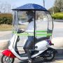 Motorcycle Rain Cover - Waterproof Canopy For Cars Mobility Scooters And Electric Vehicles - Universal Fit Umbrella Protection A