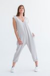 Linen Jumpsuit Natural - L