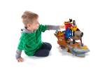 Imaginext Pirate Pirate Ship Playset Featuring Shark Biting Action