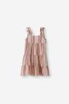 GIRLS Poplin Dress - 10 Salmon