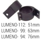 Lumeno Black Spot Light Brackets For