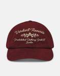 Verdant Reverie Bordeaux Cap - One Size Fits All Red