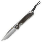 Large Sebenza 31 Bog Oak Magnacut Glass Blasted L31-1100