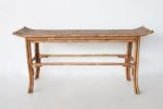 Brown Rattan Consol Table 82X178X45CM