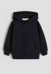 Zip-through Hoodie - Black