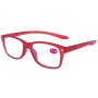 Glareware Reading Glasses Magnet With Pouch Matt Red 1.50