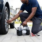 Dual-cylinder 12V Metal Portable Car Air Pump