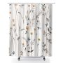 Shower Curtain Backdrop For Bathroom With 12 Plastic Hooks 180X180CM