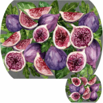 Tear Resistant Placemat & Coaster Figs