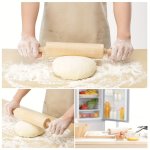 3PCS MINI Wooden Rolling Pin For Baking Crafting And Cookie Dough Easy To Use And Clean Kitchen Gadget Baking Tool For Restauran