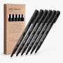 Jackson& 39 S Pigment Fineliner Set 6 Fineliners