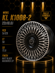 22 Inch 10J 5 120 Pcd Multi-spoke Design Fully Forged Rims
