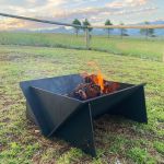 Pretzel Fire Pit - Silver