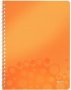 : A4 Ruled Wow Note Pad Hard Cover - Orange