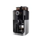 Philips 1.2L Grind & Brew Coffee Maker - Black silver