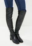Pellagia Over The Knee Boot - Black