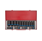 Socket Set 15PC 1 2" Deep Impact 10-32MM 6PT