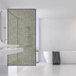 Stonehenge Frosted Shower Vinyl Panel Sticker