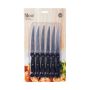 Steak Knife Set - Kitchen Accessories - Stainless Steel - 6 Piece - 6 Pack