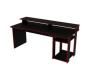 DESK Gaming Black/red With Monitor Stand