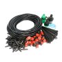 Drip Irrigation Kit 30 Adjustable Drippers 25M4/7MM Micro Tube Fittings