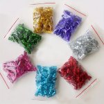 100 Pcs Multicolored Hollow Out Dreadlocks Hair Buckles Hair Clips Hair Rings 8 9MM Aluminum Rings For Parties Dates Family Dinn