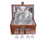 Marco 4-PERSON Wicker Picnic Basket