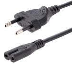 MicroWorld 2 Pin Figure 8 1.5M Powercord