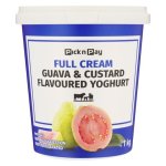 Pnp Full Cream Guava & Custard Flavoured Yoghurt 1KG