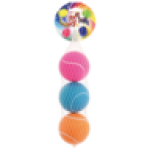 Soft Bouncy Tennis Balls 3-PACK Colour May Vary