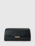 Julia Refined Medium Shoulder Bag - 0 Black