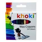- Wax Crayons - 24 Colours Short