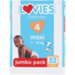 Maxi Size 4 7-18KG Premium Nappies Jumbo Pack 52 Pack