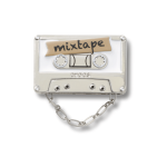 Cassette Tape Chain Jibbitz - Multi Osfa