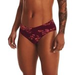 Under Armour Women's Pure Stretch Hipster 3-PACK Printed - Pace Pink Dark Cherry - 669 - XS