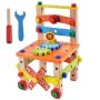 Wooden Construction Workbench Chair Kit For Kids