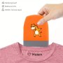 1PC Personalized Animal Cartoon Stamp Custom Name Seal For Fabric Washable & Long-lasting Plastic Construction Ideal For School General Use - Holiday Gift For Halloween & Christmas