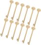 12PCS Key Shaped Gel Pens For Smooth Writing Cute Office Sign Pens