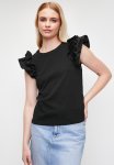 Ruffle Top - Black