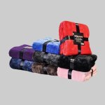 Microfiber Fleece Throw - Purple